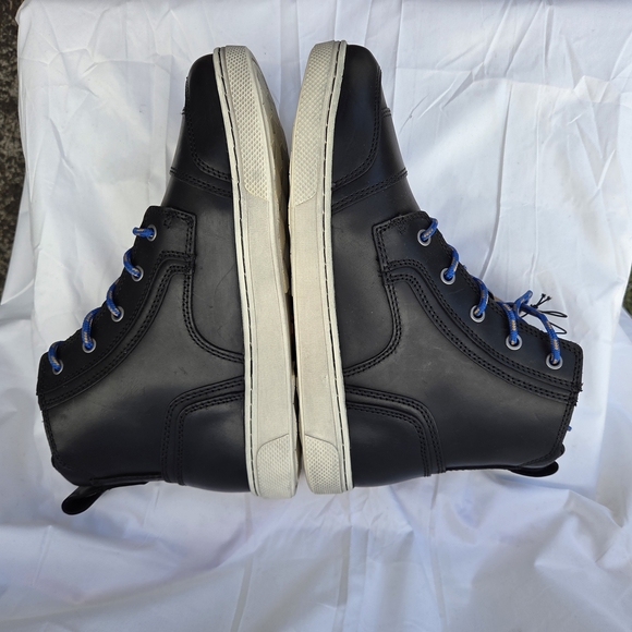 Harley-Davidson Womens Bateman Ankle Pro Riding Sneaker Black Leather Sz 9.5 - Picture 7 of 15